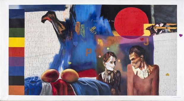 Picasso, Johns y Yo, habla acerca de como ser un artista. H.J.Rizek collection.