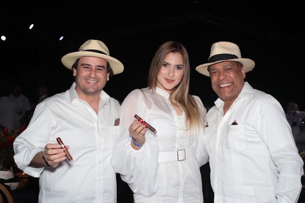 Jorge Lomba, Labia Fernández y Manuel Inoa.