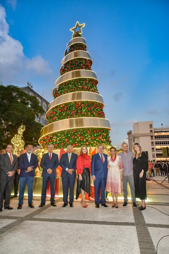 Roberto Pelliccione, Frank Montaño, José Manuel Taveras Lay, Ervin Novas, Clarissa de la Rocha de Torres, Héctor Valdez Albizu, Héctor Manuel Valdez y Begoña Goicochea de Valdez.