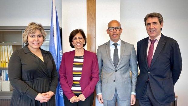 María Elena Vásquez, se reunió este jueves con autoridades de la Conferencia de las Naciones Unidas sobre Comercio y Desarrollo (UNCTAD).