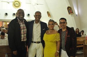 Tony Fox, Johnny Vargas, Jacqueline Estevez y Rafael Brito.