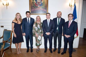Banco Popular y Embajada dominicana en Francia agasajan delegación oficial y hoteleros presentes en Top Resa 2022