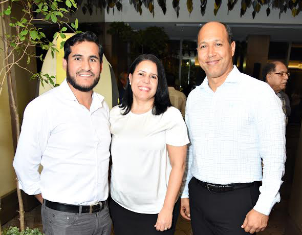 Royer Hurtado, Yojanny Pimentel y José Vladimir Martínez.