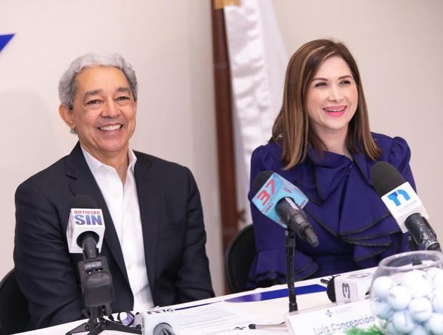 Luis Concepción y Odile Miniño Bogaert, presidente y vicepresidente ejecutiva de Adoexpo.