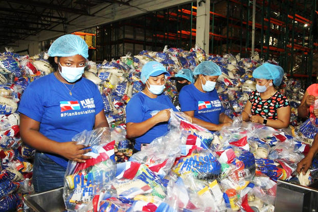 Abinader ordena entrega alimentos en comunidades más afectadas por la Tormenta Laura.