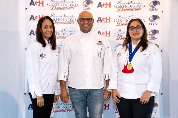 Los chefs Cruz Dircia Castillo, Martin Omar y Ana Lebrun.