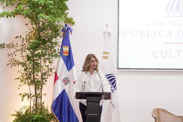 Milagros Germán, ministra de Cultura.