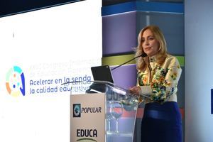 María Waleska Álvarez, presidenta de EDUCA, puso de relieve la importancia estratégica de este congreso internacional de educación, que marca la vanguardia de la agenda educativa. 