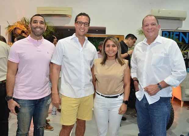 Airon Liriano, Nelson Molano, Marielly Gonzalez y Fran Guillén.