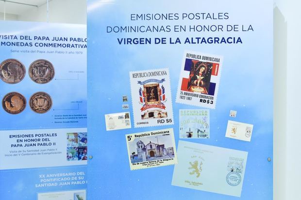Banco Central inauguró la exposición 'La cultura religiosa en la numismática y la filatelia dominicanas'