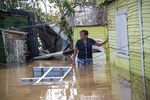 Imágenes de archivo de inundaciones ocurridas en el huracán Fiona.