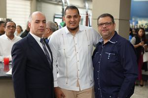 Juan Ventura, Waldy Abreu y Eduard Vinas.