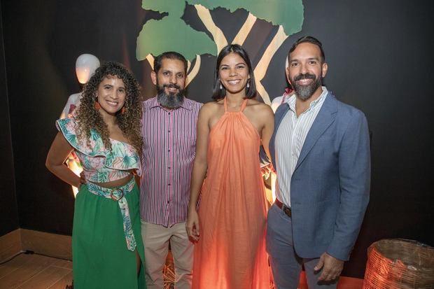 Tatiana Jiménez, Richard de Marchena, Shaina Montas y José Enrique Suriel.