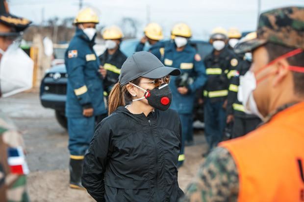 Alcaldesa del Distrito Nacional, Carolina Mejía,  visitó la mañana de este miércoles el vertedero de Duquesa.