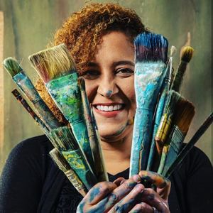 Lidisset Reyes Banks, artista visual, aboga por la formación de muralistas