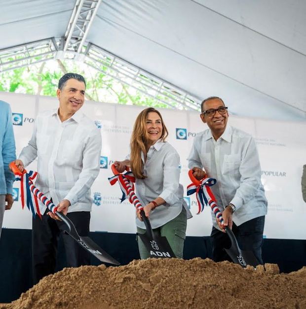 Banco Popular, ADN y MOPC inician remozamiento de Parque Las Praderas.