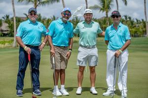 Kiko Cabrera, José Miguel Bonetti, Graeme McDowell,Frank Elías Ranieri.