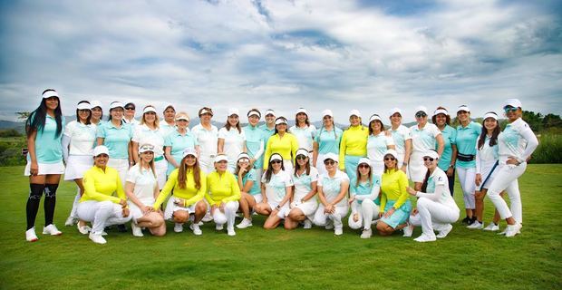 Grupo de damas participantes en el torneo Member & Guest, organizado por LPGA Amateur DR.
