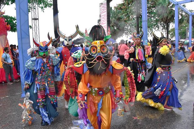 Comparsa 'Diablos Ecológicos de San Cristóbal'.