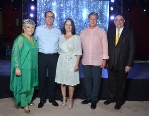 Teresa Kidd, José Herrera, Evelin Elias, Edmond Elias y Fernando Báez.