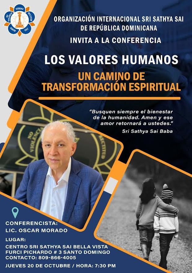 Organización Sathya Sai Baba anuncia conferencia en valores humanos