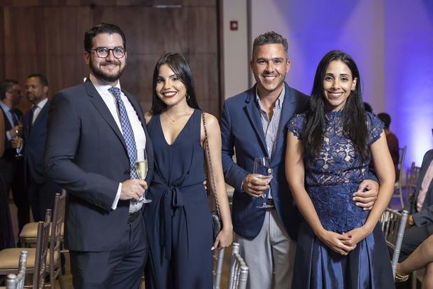 Julio Rodríguez, Lourdes García, Gustavo Febles y Leina Bezi.