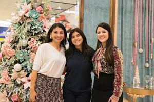 Juliana Sánchez, Sofía Vargas y Jennifer Terrero.