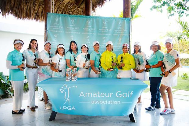 Damas ganadoras del torneo “Member & Guest” de LPGA Amateur DR.