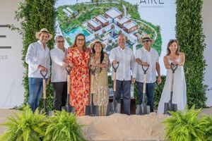 Dan primer picazo al Centro de Ocio &amp; Negocio AIRE de Playa Nueva Romana 