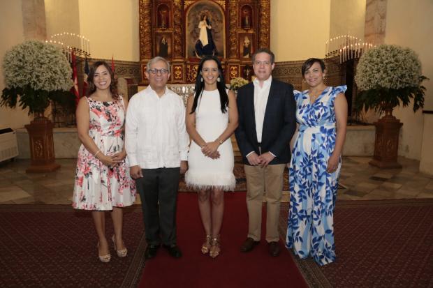  Katherine Rosa, José Cruz Campillo, Rosa Díaz, Luis Julio Jiménez y Vilma Veras.