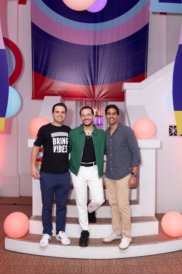 Eugenio Rodríguez, Fernando Alvarado y Jorge Ricardo.