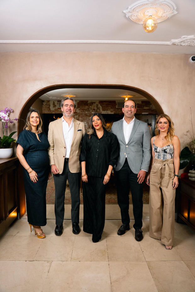 Shantal Espinal, Ignacio Calvo de Mora, Luisa Fontana, Mariano González y Aneley Cáceres.