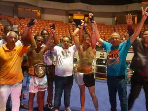 Rodríguez y Ureña campeones VII Cartelera Kick Boxing Championship