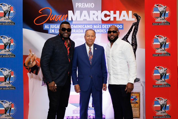 David Ortiz, Juan Marichal y Marcell Ozuna.