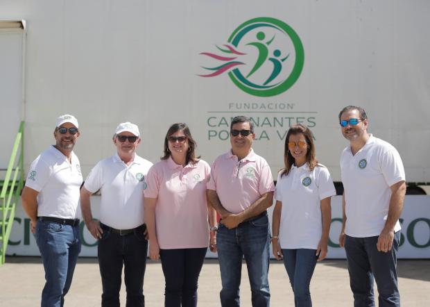 Ricardo Bonetti, Julio Guerra, Ana Bonetti, Rodrigo Vitienes, Ligia Bonetti y Jordi Portet.