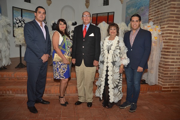 Carlos García, Carmen García, Pedro Voight, Verónica Sención y Jaime García.