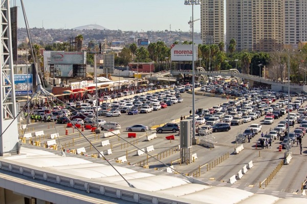Frontera entre California y Tijuana