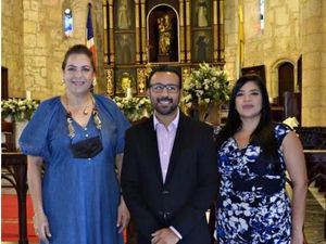 Saraida De Marchena, Ricardo Pichardo y Noelia Arias.