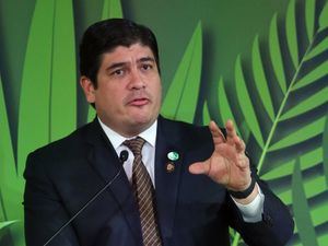 Imagen de archivo del presidente Costa Rica, Carlos Alvarado. 