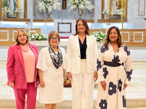  Luisa Maria de Aquino,  Verónica Sención,  Rossy Escotto y  Amarilys Duran Salas.