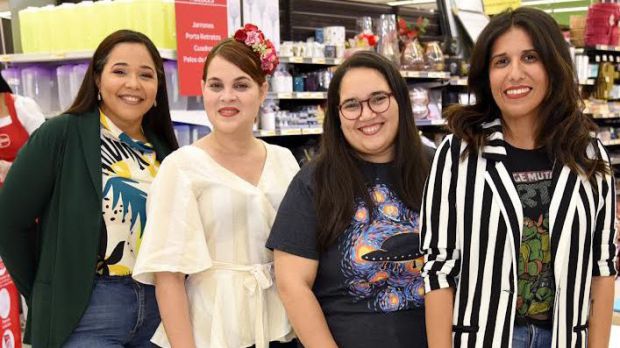 Frainy Gutiérrez, Teresa Mieses, Haydeé Salcedo y Nicole Baba.