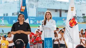 Alcaldesa Carolina Mejía inaugura el remozamiento del Parque El Buen Pastor