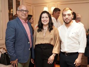 Marcelino Varela, Maria Alina Feris de Moreira, Jorge Moreira.