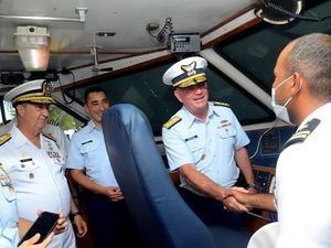 La armada de República Dominicana recibió“ la visita del contralmirante Brendan Mcpherson