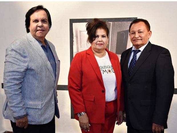 Leonel Lirio, Evangelina Fermín y Máximo Mejía.