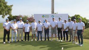 Cámara de Comercio y Producción de Santiago celebran la segunda edición del Torneo de golf empresarial, CopaCam