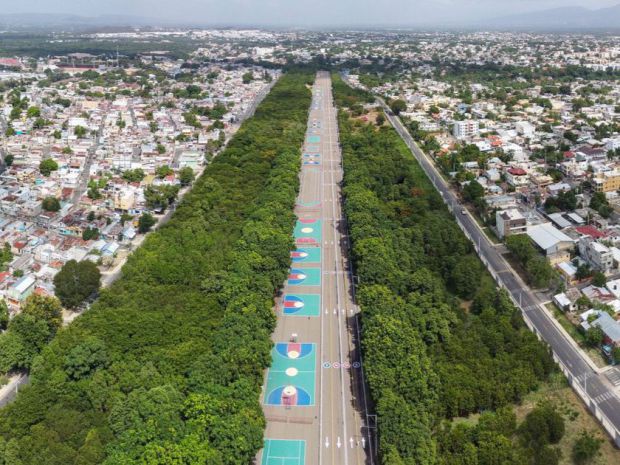 Parque Central de Santiago.
