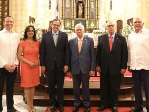 BHD 50 Aniversario: Jaime Sued, Josefina Navarro, Luis Molina Achécar, Rodolfo Vander Horst.