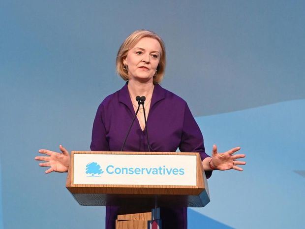 Liz Truss, la nueva líder del Partido Conservador, que se convertirá en primera ministra del Reino Unido.