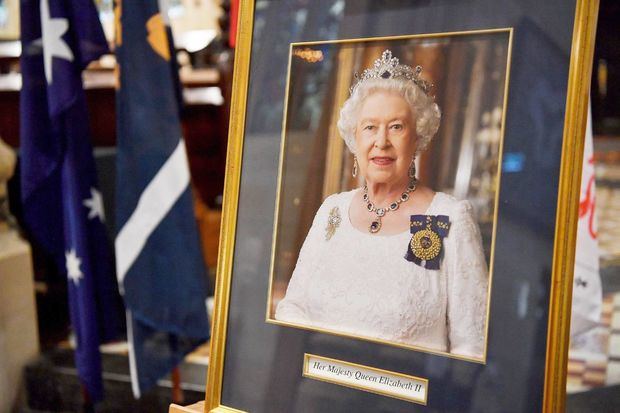 Una foto de la reina Isabel II.